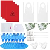 DIYYILIF 41 Pcs 2 Pack Bodily Fluid Clean up Pack Vomit Spill Cleaning Kit with Absorbent Powder Gloves Bags Tools