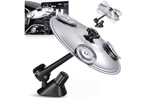 SUACOPZAR NEW UPGRADED Air Vent Drum Cymbal for Car with 6 Mini Cymbals, Fun Car Symbol Drum Easy Clip-On Cymbals for Cars Dashboard, Quirky Gift for Road Trips & Music Lovers Make Your Driving More Fun