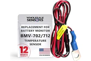 BMV-702/712 Replacement Temperature Sensor - Made in The USA - 12 Month Warranty - for Battery Monitor
