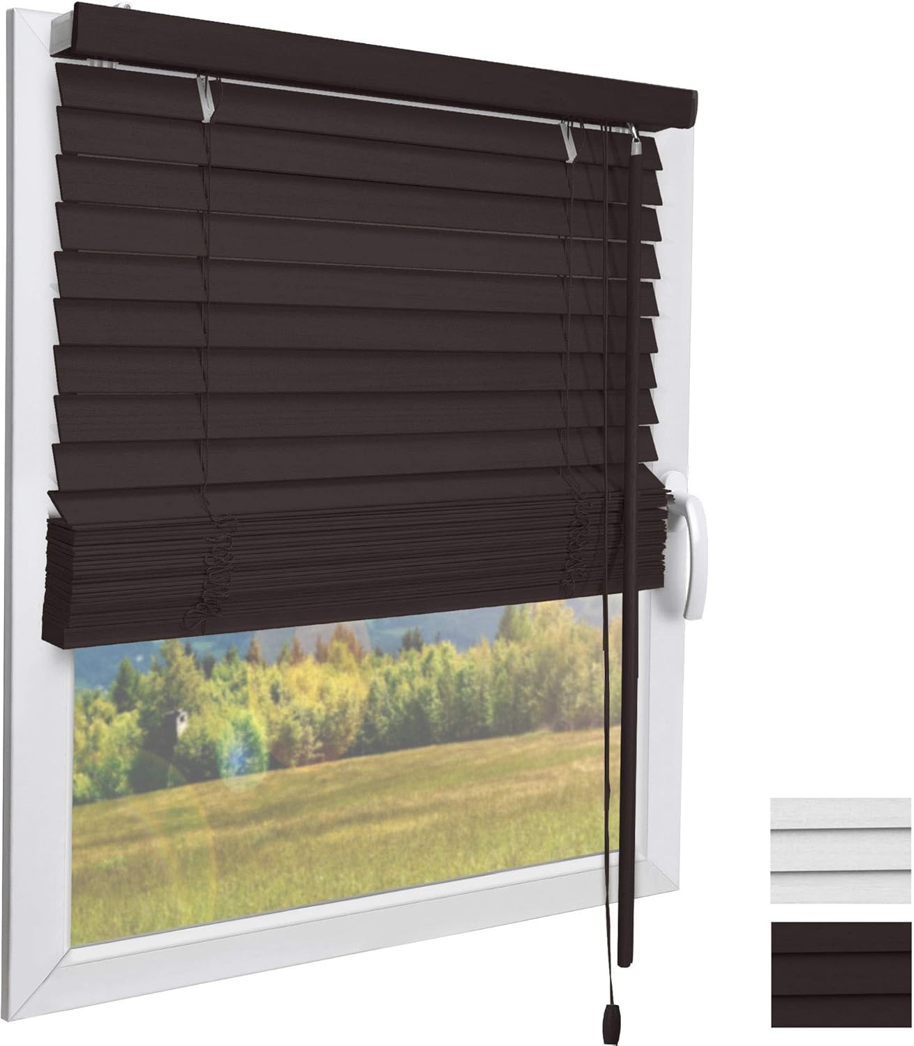Sol Royal Wooden Window Blind SolDecor JH3 Wood Blind 140x160