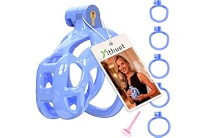 Cobra Male Chastity Device Cock Cage 1.0 Yithuet 3D Printed Chastity Cage with 5 Sizes Rings Breathable Lightweight Resin Coc