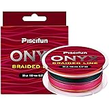 Piscifun Onyx Braided Fishing Line 6lb-150lb Superline Abrasion Resistant Braided Lines Super Strong High Performance PE Fishing Lines