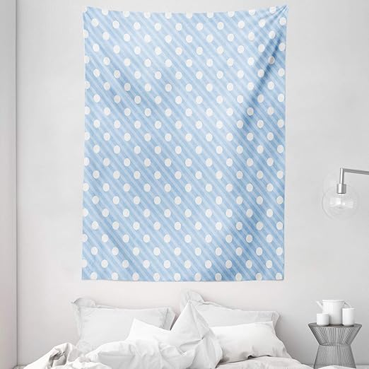 baby blue dorm decor