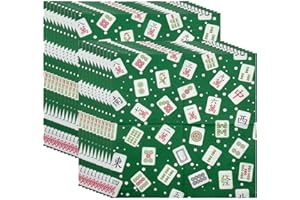 20 Pcs Mahjong Cocktail Napkins 2-ply Paper Mahjong Napkins Beverage Dessert Accessories and Gifts for Women Bridal Showers, 
