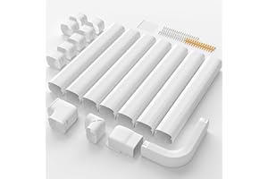 Cestluck Mini Split Line Set Cover, 5" * 26.5 Ft Decorative Line Hide for Mini Split Air Conditioner,Central AC and Heat Pump