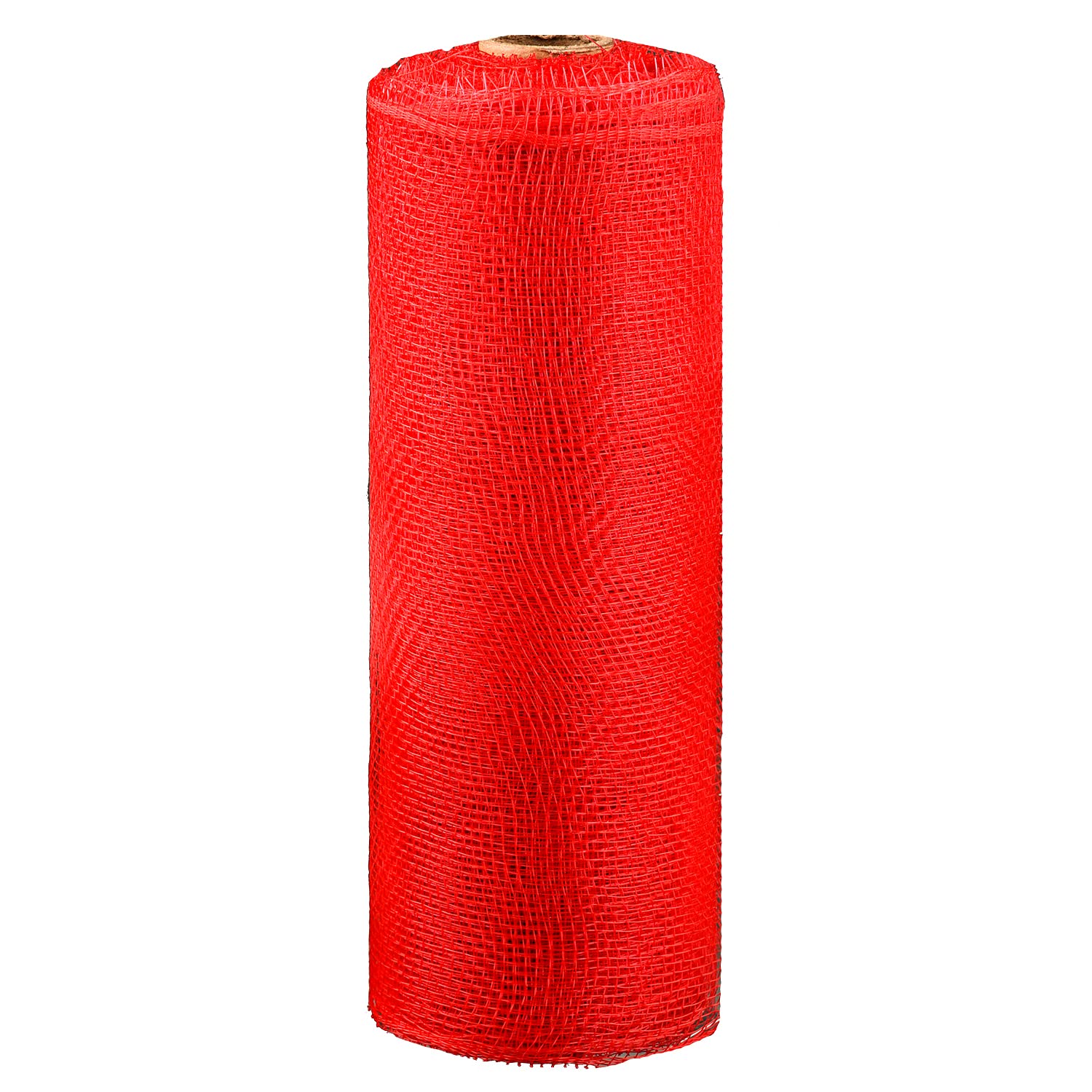 NAUZE Poly Mesh Ribbon Deco Mesh Ribbon Roll for Halloween Christmas Wreaths DIY Craft Home Decoration (Red)