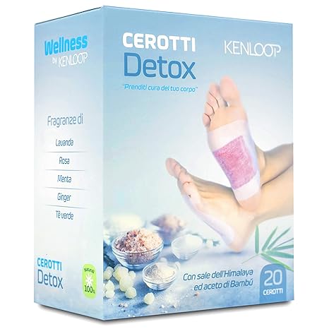 Cerotti Detox Piedi Sale Himalaya Originali Nuova Formula Con Aceto Di Bambu Elimina Tossine Dal Corpo Ingredienti 100 Naturali Aromatizzati