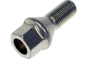 Dorman 610-635 M12-1.25 Wheel Bolt - 17mm Hex, 21.5mm Thread Length Compatible with Select Alfa Romeo/Fiat/Ram Models, 10 Pac