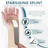 Actesso Tri-Weave Wrist Support Splint Beige Medium Left view 2