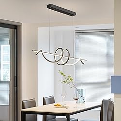 Modern Led Chandeliers for Dining Room, Dimmable