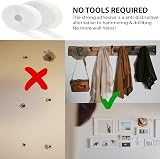 AXATY Hook and Loop Tape 20mm x 12m Self Adhesive White Nylon view 8