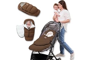 F·Y·YIYI F-Y-YIYI Bunting Bag for Stroller Sleeping Bags Thickened Warm Stroller Blanket Toddler Removable Newborn Baby footmuff Winter Baby Travel Essential