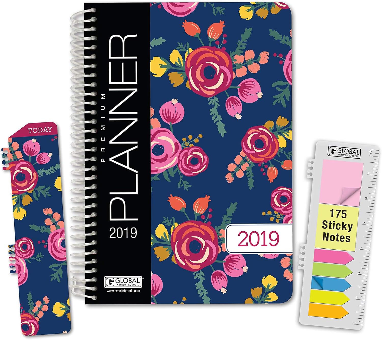 HARDCOVER Calendar Year 2019 Planner (November 2018