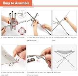 TuDou Portable Fire Pit Camping Outdoor Folding Firepit with Gloves Bag view 6
