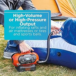 BLACK+DECKER 20V MAX* Inflator, Portable Air