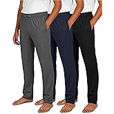 Real Essentials 3 Pack: Boys Cotton Soft Pajama Pants Kids Bottoms Pjs Youth Teen Pijamas Sleep Pyjamas Lounge para Niños
