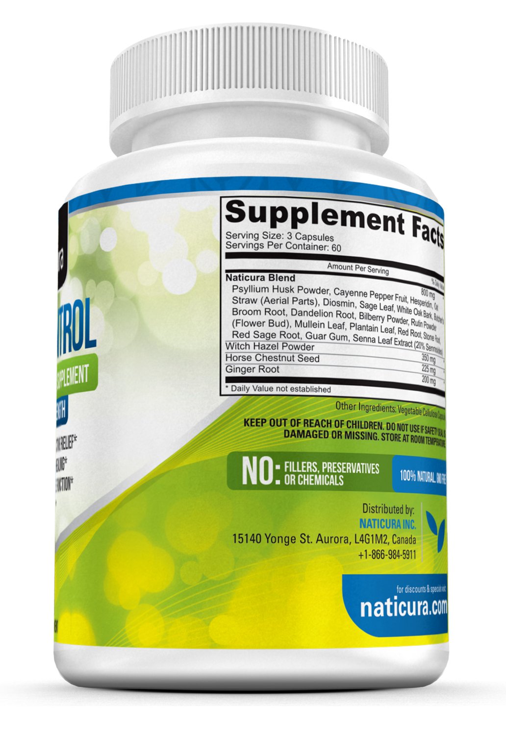 Galleon HemControl Natural Hemorrhoid Treatment Supplement Fast