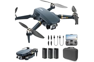 4K HD FPV Drone with Camera for Adults – 2650ft Long Range, 60+ Mins Flight, Foldable WiFi Quadcopter, Brushless Motor, Auto 