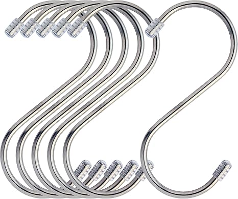 Amazon レック ステンレス S型 クローゼット フック 6個入 耐荷重9kg H 558 フック オンライン通販