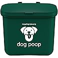 Recycling Rules Small Hanging Wastebasket for Dog Poop in Green for Smaller Dogs (< 25 lbs.)