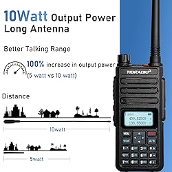 TIDRADIO TD-H6 10Watt Ham Radio Handheld Upgraded