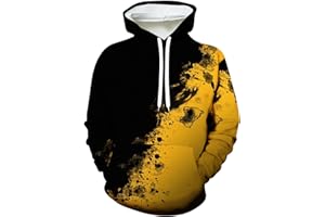 Muscularfit Hoodies for Men Graphic Funny Tie Dye Print Pullover Casual Stylish Long Sleeve Hooded Sweatshirts Loose Shirts
