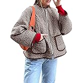 Yousify Womens Jackets Fall Fashion 2025 Crew Neck Quilted Plaid Jacket Full Zipper Coats S-2XL