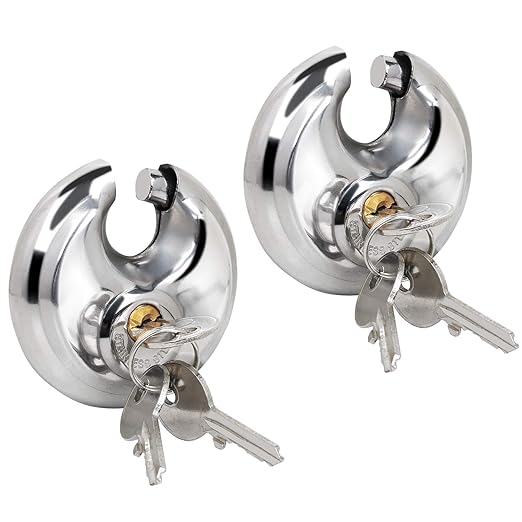 TRIXES Heavy Duty Outdoor Padlocks 70mm x 2 Security Lock Secure