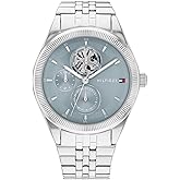 Tommy Hilfiger Classic Multi-Function Quartz Watch - Stainless Steel Wristwatch for Women, Water Resistant Up to 3 ATM/30 Meters - Premium Fashion Timepiece for All Occasions - 38mm