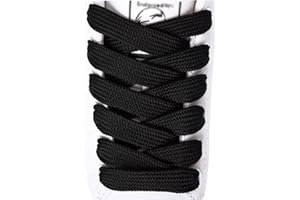 Olukssck 2 Paris Fat Shoe Laces for Sneakers, 5/8" Wide Athletic Shoelaces