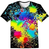 LAIDIPAS Boys Girls 3D Graphic Shirts Cool Crewneck T-Shirt Unisex Short Sleeve Top Tees 6-16 Years
