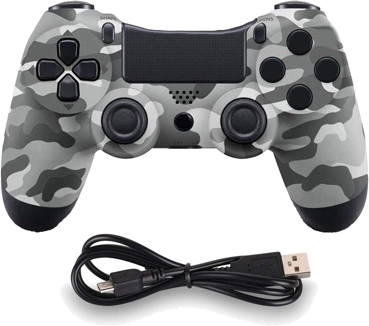 Wireless Controllers for PS4 Playstation 4 Dual Shock Six-axis,Bluetooth Remote Gaming Gamepad Joystick (Gray)