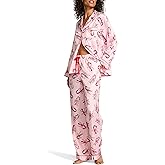 Victoria's Secret Satin Pajama Set, Long Sleeve Button Down Shirt & Pants, Sleepwear for Women (XS-XXL)