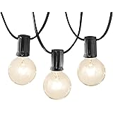 Amazon Basics Patio String Light, 50 Feet, Black