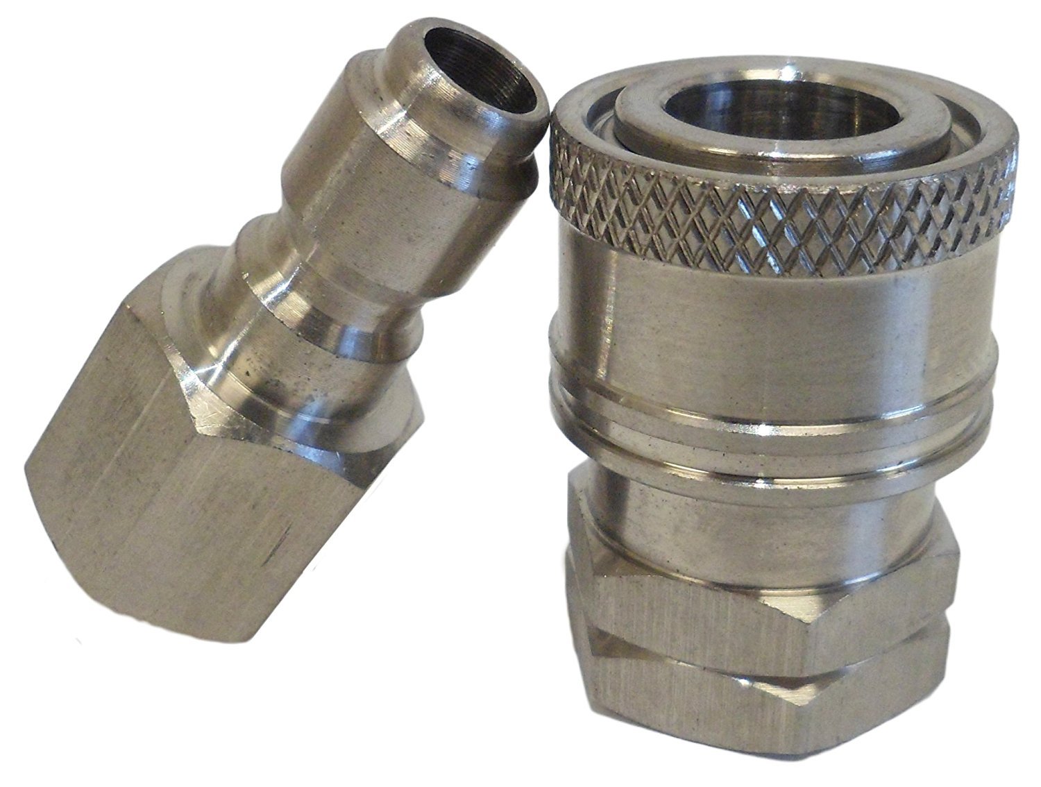 Ultimate Washer UW16PWCD05 1/4Inch Stainless Steel Quick Connect Pressure Washer Adapter Set Ultimate Washer UW16PWCD05 1/4Inch Stainless Steel Quick Connect Pressure Washer Adapter Set