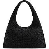 JW PEI Women's Iaura Faux Suede Woven Shoulder Bag
