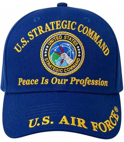 Amazon.com: United States Air Force Logo Blue Hat Cap USAF