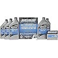 Quicksilver 25W-40 Oil Change Kit for 4-Stroke 75hp, 90hp and 115hp Mercury 1.7L outboards