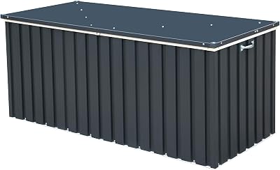 Duramax DH 1.7 Metal Cushion Box 770 L with Hydraulic Cylinder Anthracite