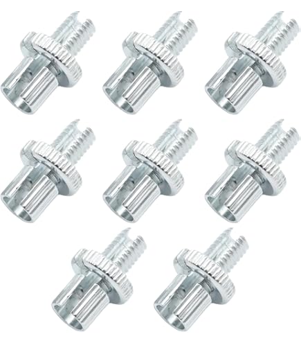 OTOTEC Lot de 10 vis de réglage de câble d'accélérateur M6 x 20 mm avec écrou pour vélo