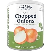 Augason Farms Dehydrated Chopped Onions Can | Emergency Food Supply, 130 Servings, 25 Year Shelf Life, Great for Cooking and Baking, Dehydrated Meals