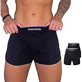 Wonababi Boy Shorts Panties - Soft Chafing-Free Genderless Underwear Boxer Briefs