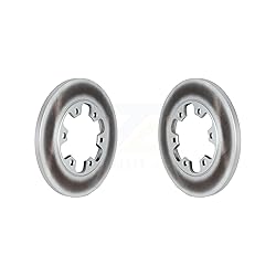 Genius Rear Coated Disc Brake Rotors Pair