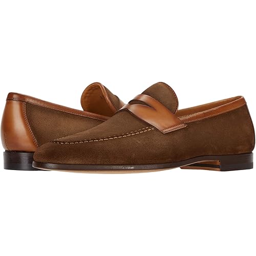 Magnanni Diezma III Navy Suede Men's Loafer Shoes