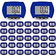 Weewooday Pedometer for Walking Steps and Miles Simple Step Counter Clip on for Walking with Digital Display Portable Tracker Pocket Pedometer Bulk for Men Women Adults Seniors