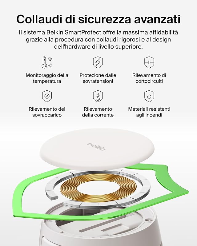 UltraCharge Pro Caricatore Wireless Qi2 25W 2 in 1 - Beige