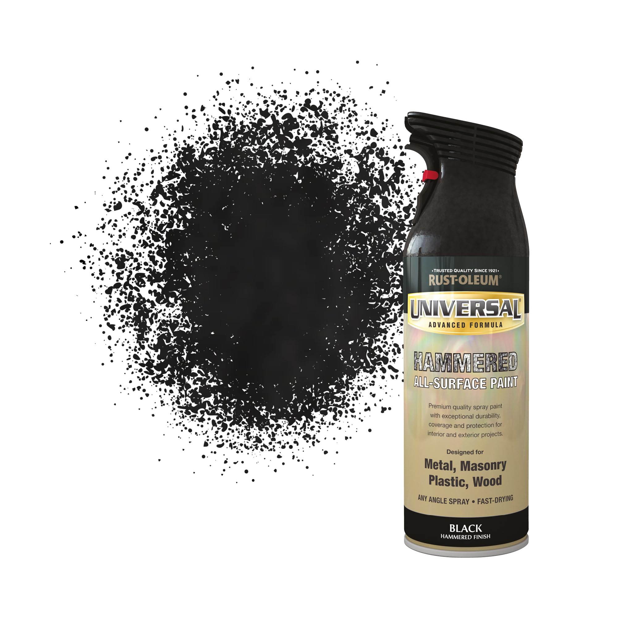 Rust-Oleum 400ml Universal Spray Paint - Hammered Black