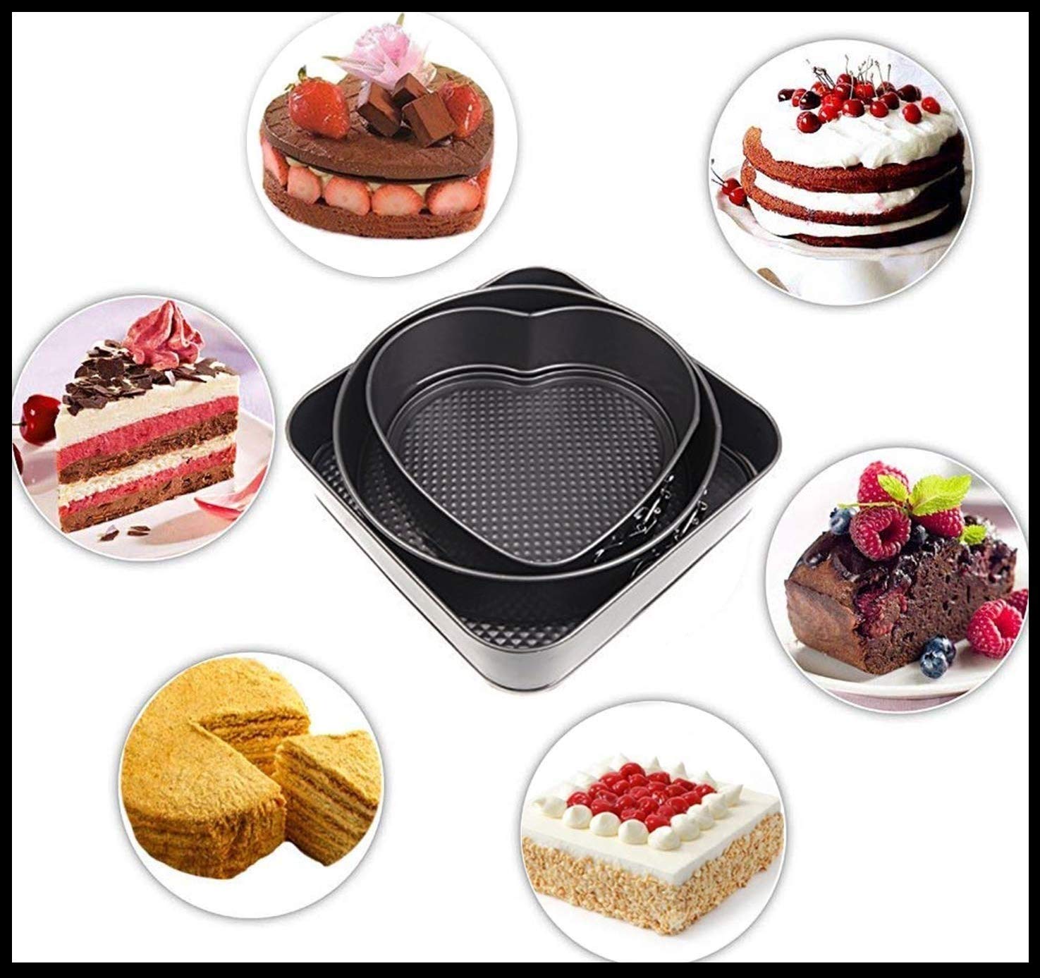 Buy Meneflix Microwave Oven Bakeware Cake Mould Set of 3 Buy Meneflix Microwave Oven Bakeware Cake Mould Set of 3