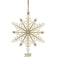 Lenox 895756 2024 Gemmed Snowflake Ornament, Christmas