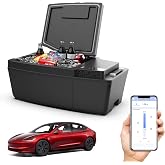 Car Refrigerator for Tesla Model 3 2017~2023 2024~2026 Highland, 21qt (20L) | 12V Car Fridge for Model Y Trunk, Portable Freezer Cooler with App Control, -8&deg;F‑50&deg;F, 12/24V DC for Camping &amp;Trips, Home Use